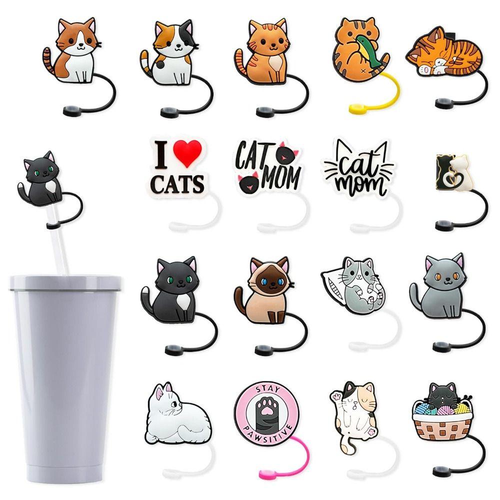 Silicone Straw Plug Cartoon Cat Drinking Dustproof Cap Creative Straw Tip Covers Cup Accessories 10
Silicone Straw Plug Cartoon Cat Drinking Dustproof Cap Creative Straw Tip Covers Cup Accessories 10