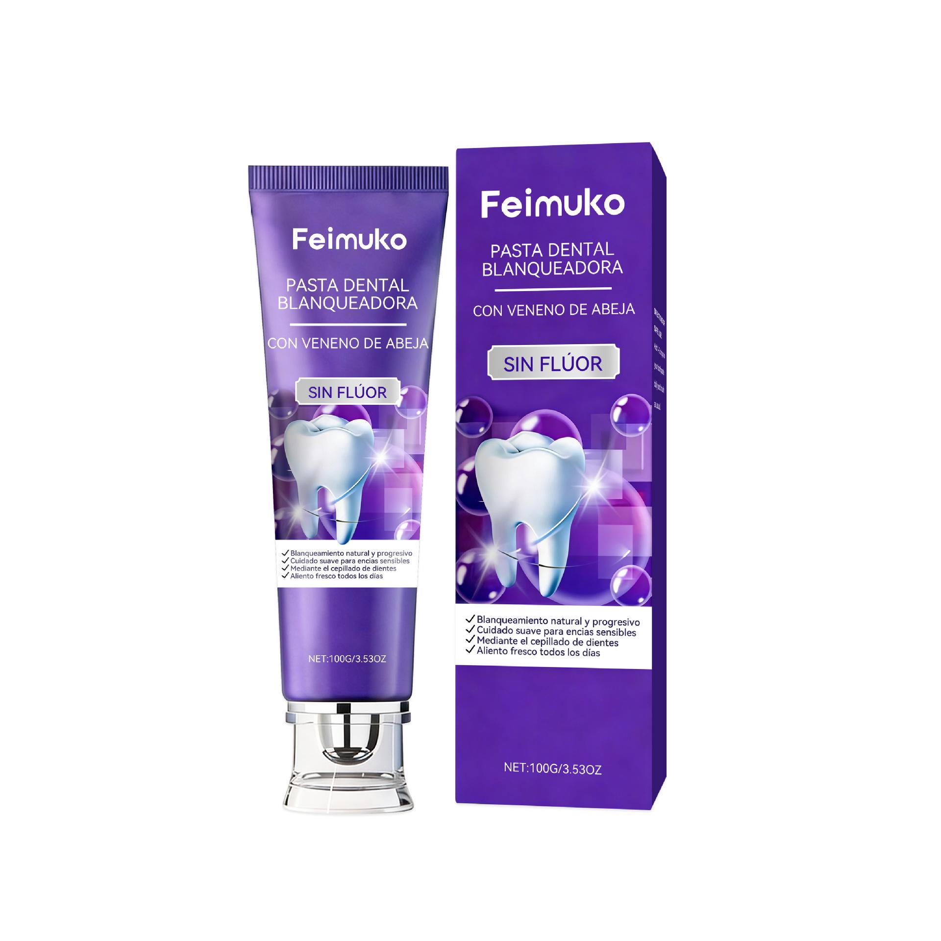 Feimuko Daily Care Bee Venom Toothpaste for Stain Removal and Fresh Breath
Feimuko Daily Care Bee Venom Toothpaste for Stain Removal and Fresh Breath