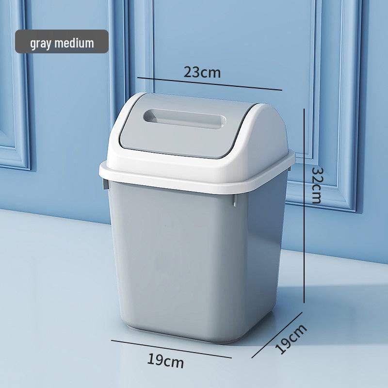 Square Flip-Top Trash Can for Guest Rooms, Offices, Restaurants, Bars, and Households
Square Flip-Top Trash Can for Guest Rooms, Offices, Restaurants, Bars, and Households