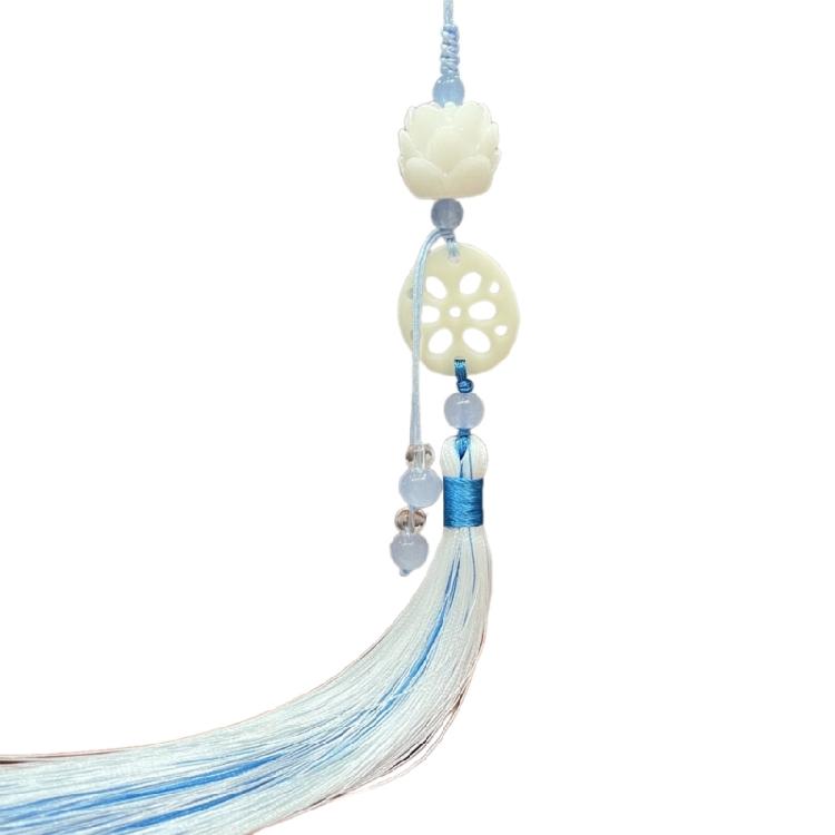 Chinese Hanfu Charm Retro Tassels Waist Pendant Imitation Jade Clothing Ornament синій
Chinese Hanfu Charm Retro Tassels Waist Pendant Imitation Jade Clothing Ornament синій