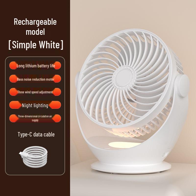 USB Rechargeable Mini Desktop Fan with Long Battery Life 6-inch Desktop
USB Rechargeable Mini Desktop Fan with Long Battery Life 6-inch Desktop