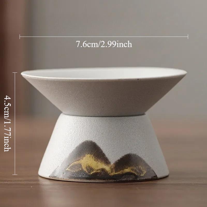 Yuanshan Tea Filter Home Hand Drawn Coarse Pottery Chinese Tea Strainer Black Pottery Kung Fu Tea Set Mesh Filter Group білий
Yuanshan Tea Filter Home Hand Drawn Coarse Pottery Chinese Tea Strainer Black Pottery Kung Fu Tea Set Mesh Filter Group білий