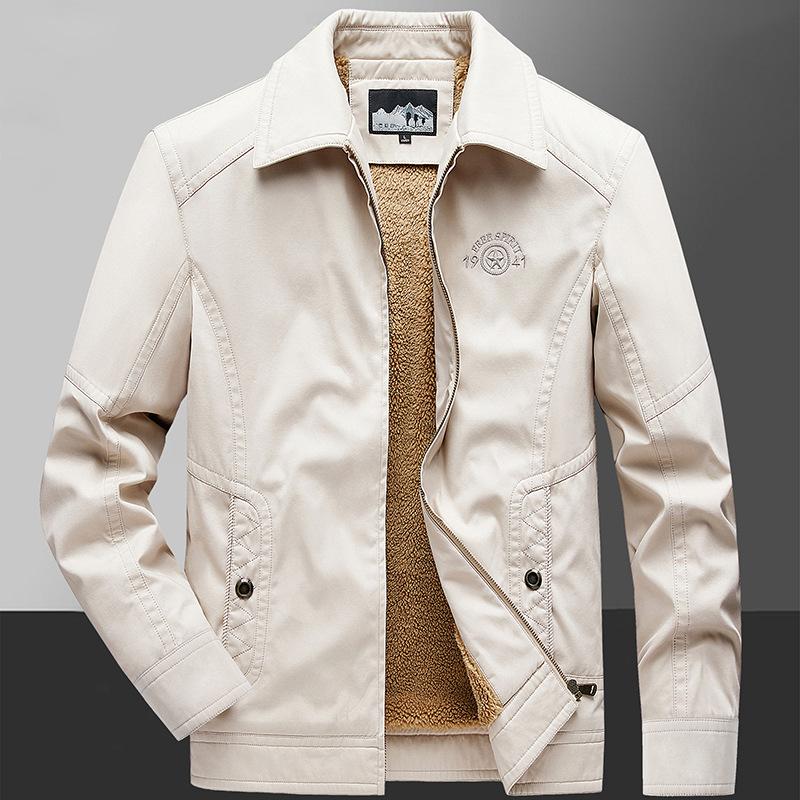 New Winter Casual Men s Fleece Lapel Military Uniform Middle-aged Cotton-padded Jacket 4XL
New Winter Casual Men s Fleece Lapel Military Uniform Middle-aged Cotton-padded Jacket 4XL