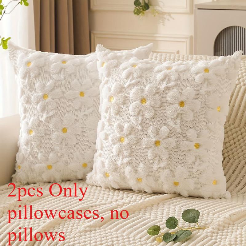 2pcs/set Throw Pillowcase Quilted Embroidered Pillowcase Cushion Decorative Pillowcase Only Pillowcase Without Pillow Core
2pcs/set Throw Pillowcase Quilted Embroidered Pillowcase Cushion Decorative Pillowcase Only Pillowcase Without Pillow Core