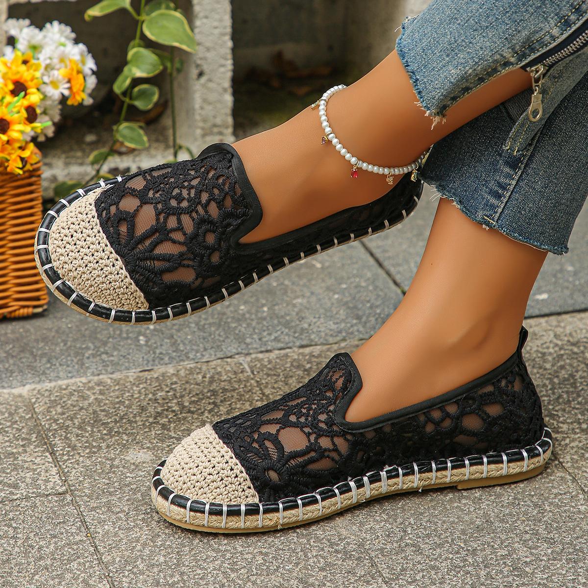 Женские туфли на плоской подошве Espadrille Zapatillas Mujer Sapatos Модные кружевные туфли ручной работы с вышивкой Весна и лето Slip On 40 чёрный
Женские туфли на плоской подошве Espadrille Zapatillas Mujer Sapatos Модные кружевные туфли ручной работы с вышивкой Весна и лето Slip On 40 чёрный