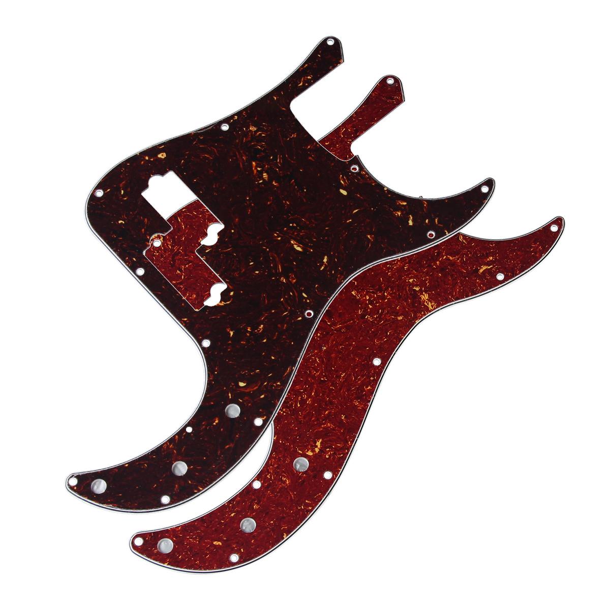 FLEOR 2 шт. 13-отверстий накладка на корпус (pickguard) и защитная пластина (scratch plate) для 4-струнного бас-гитары + винты, Красный черепаховый + Коричневый черепаховый China Mainland
FLEOR 2 шт. 13-отверстий накладка на корпус (pickguard) и защитная пластина (scratch plate) для 4-струнного бас-гитары + винты, Красный черепаховый + Коричневый черепаховый China Mainland