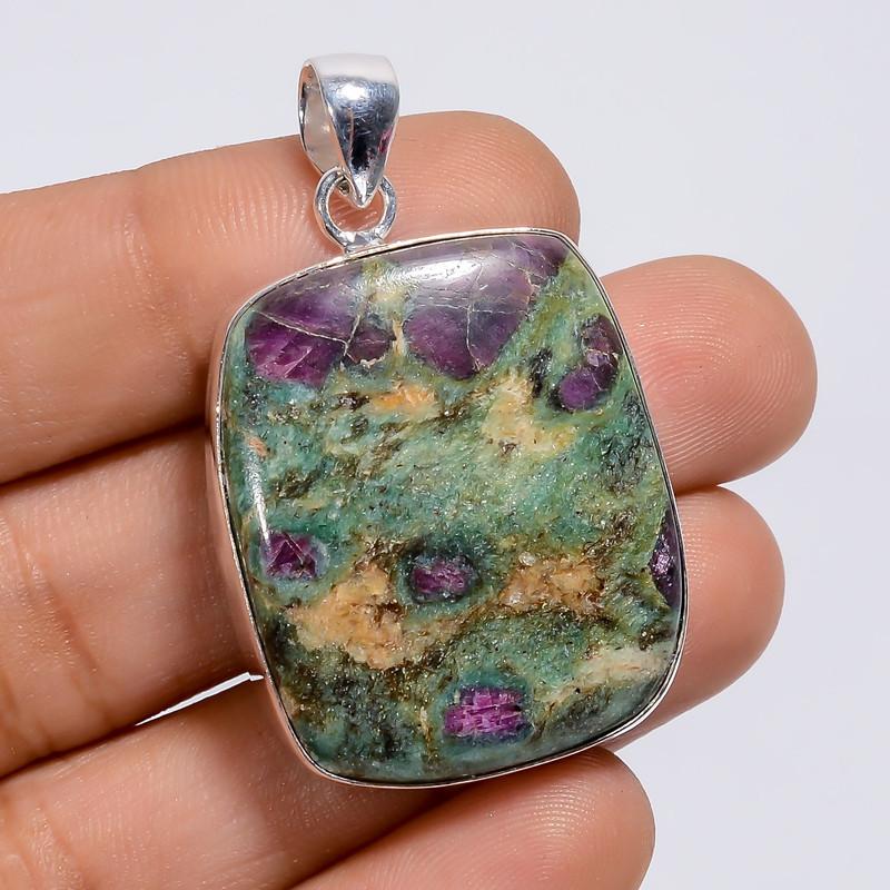 Outstanding Top Grade Qualite 100% Natural Ruby Fuchsite Radiant Shape Ethnic Style Handmade Jewelry 925 Steling Silver Pendant 1.6 WSJ4953 1.6
Outstanding Top Grade Qualite 100% Natural Ruby Fuchsite Radiant Shape Ethnic Style Handmade Jewelry 925 Steling Silver Pendant 1.6 WSJ4953 1.6
