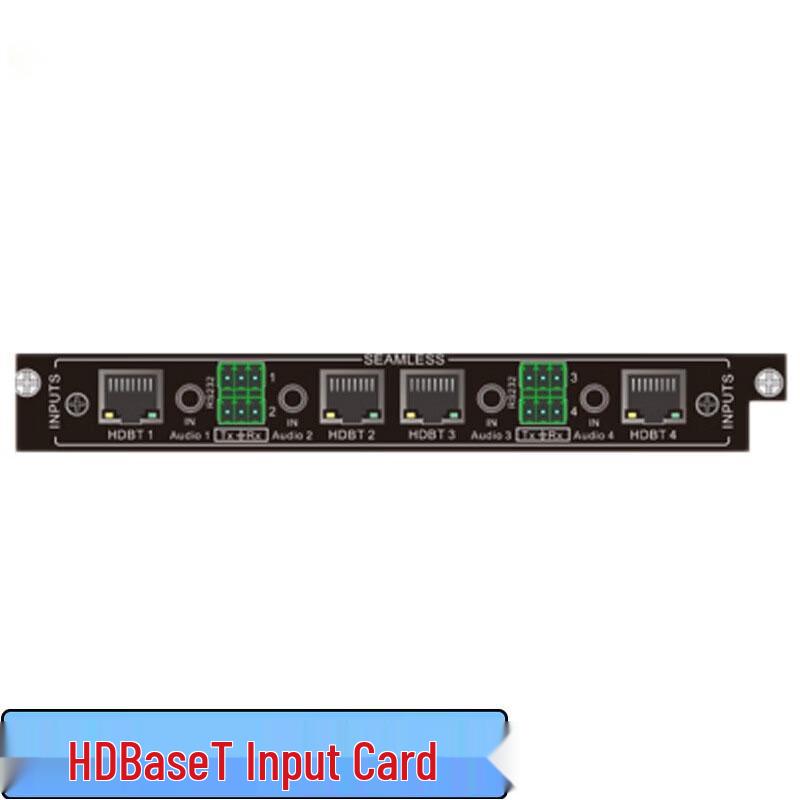 Zhonglu Baishitong XQ-SWJZHD4-KIN 4-Channel HDBaseT Input Card
Zhonglu Baishitong XQ-SWJZHD4-KIN 4-Channel HDBaseT Input Card