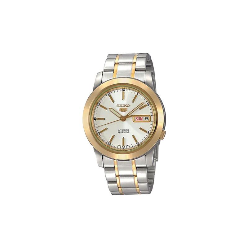 SEIKO seiko5 series stainless steel gold-plated case strap stone crystal inlay Automatic Steel Strap men s watch gold dial SNKE54J1
SEIKO seiko5 series stainless steel gold-plated case strap stone crystal inlay Automatic Steel Strap men s watch gold dial SNKE54J1