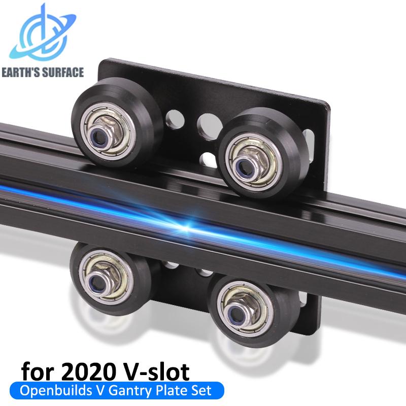3D Printer Parts Openbuild V Gantry Plat Set Special Slide Plate Pulley for 3D Printer 2020 V-slot Aluminum Profiles Wheels 4Pcs Wheels
3D Printer Parts Openbuild V Gantry Plat Set Special Slide Plate Pulley for 3D Printer 2020 V-slot Aluminum Profiles Wheels 4Pcs Wheels