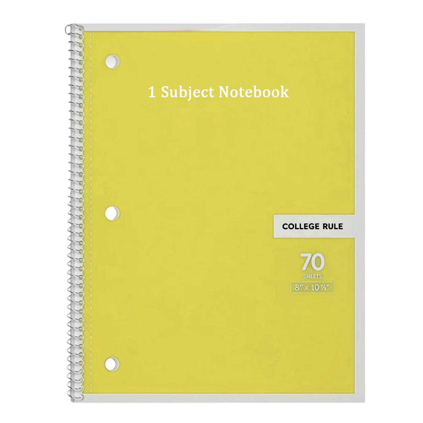 Блокнот на спіралі, односторінковий формат, широкий інтервал, 8 x 10,5 дюймів, 70 сторінок, кілька кольорів, до школи . One Size жовтий
Блокнот на спіралі, односторінковий формат, широкий інтервал, 8 x 10,5 дюймів, 70 сторінок, кілька кольорів, до школи . One Size жовтий