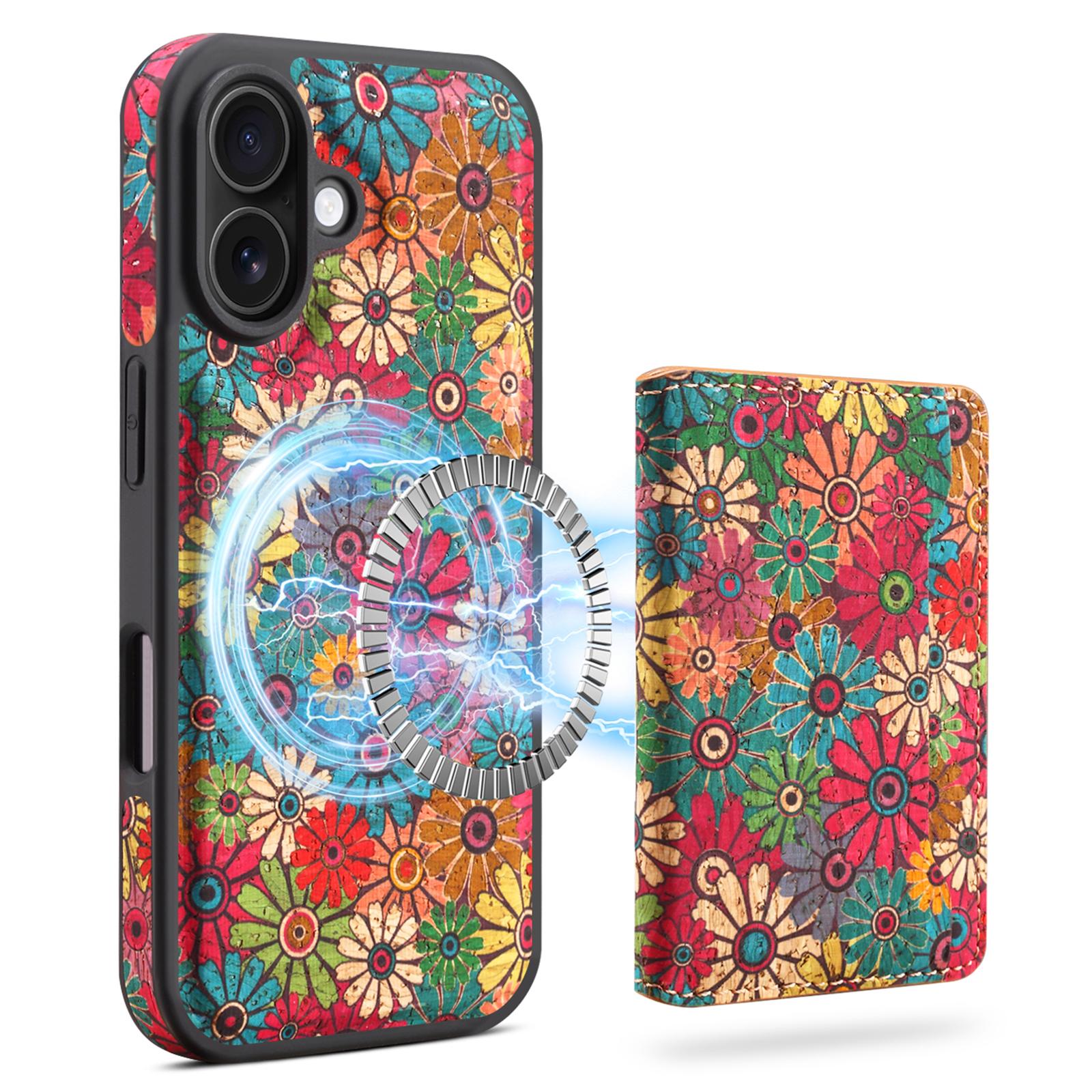 D16 For iPhone 16 Magnetic Case Detachable Card Bag Flower Leather Back Cover Green
D16 For iPhone 16 Magnetic Case Detachable Card Bag Flower Leather Back Cover Green