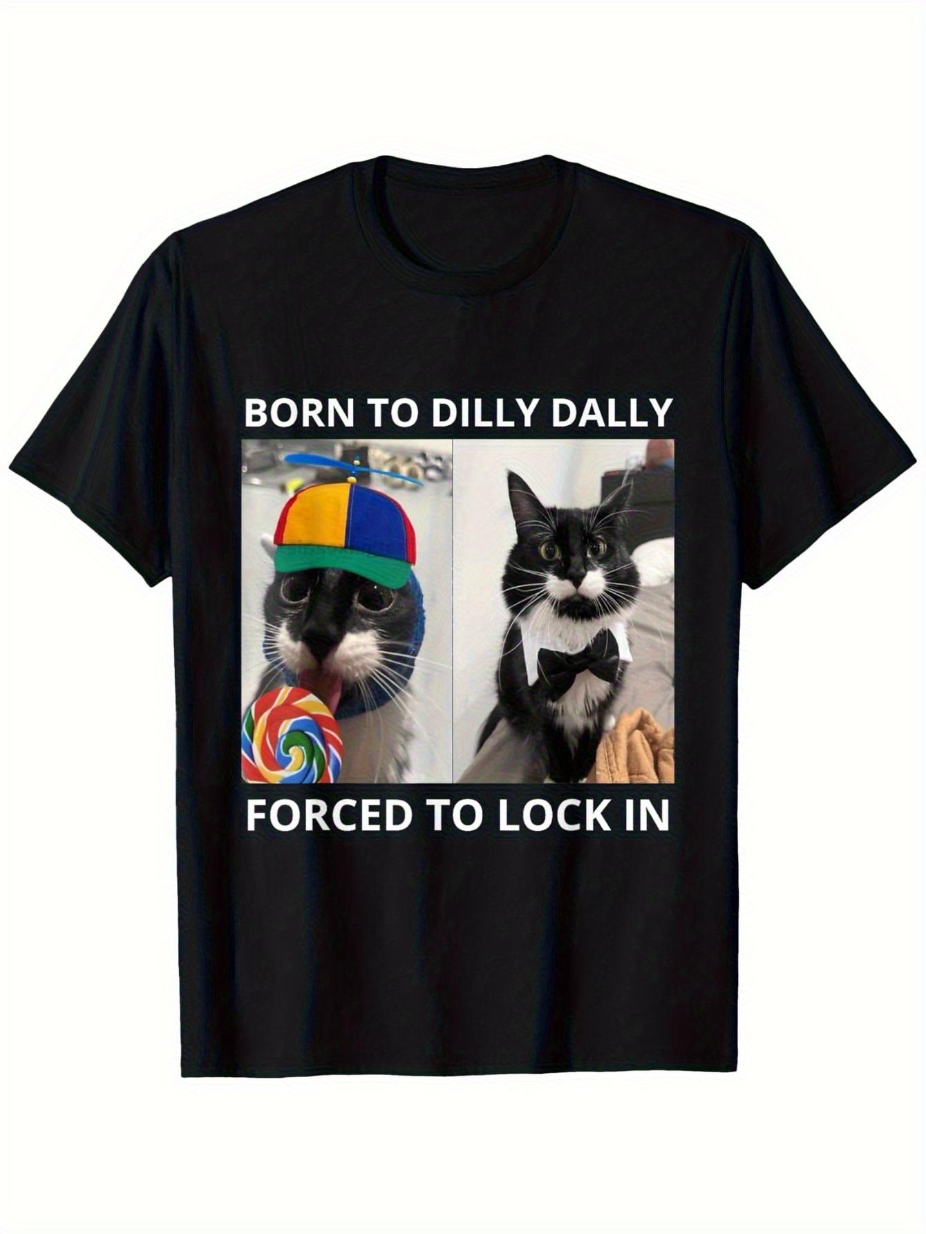 Born Lazy Forced to Lock Cat Meme T-Shirt - Humorous And Fun Cat Design Short Sleeve Crew Neck Top XXXL
Born Lazy Forced to Lock Cat Meme T-Shirt - Humorous And Fun Cat Design Short Sleeve Crew Neck Top XXXL