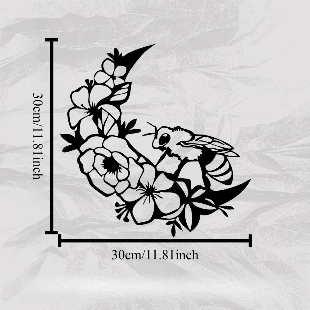 Bees Flowers Metal Wall Art Vibrant Mural Weather Resistant Garden Sculpture Spring Mother Day Gift Nature Decor Outdoor Backyard Fence Hanging 12in
Bees Flowers Metal Wall Art Vibrant Mural Weather Resistant Garden Sculpture Spring Mother Day Gift Nature Decor Outdoor Backyard Fence Hanging 12in
