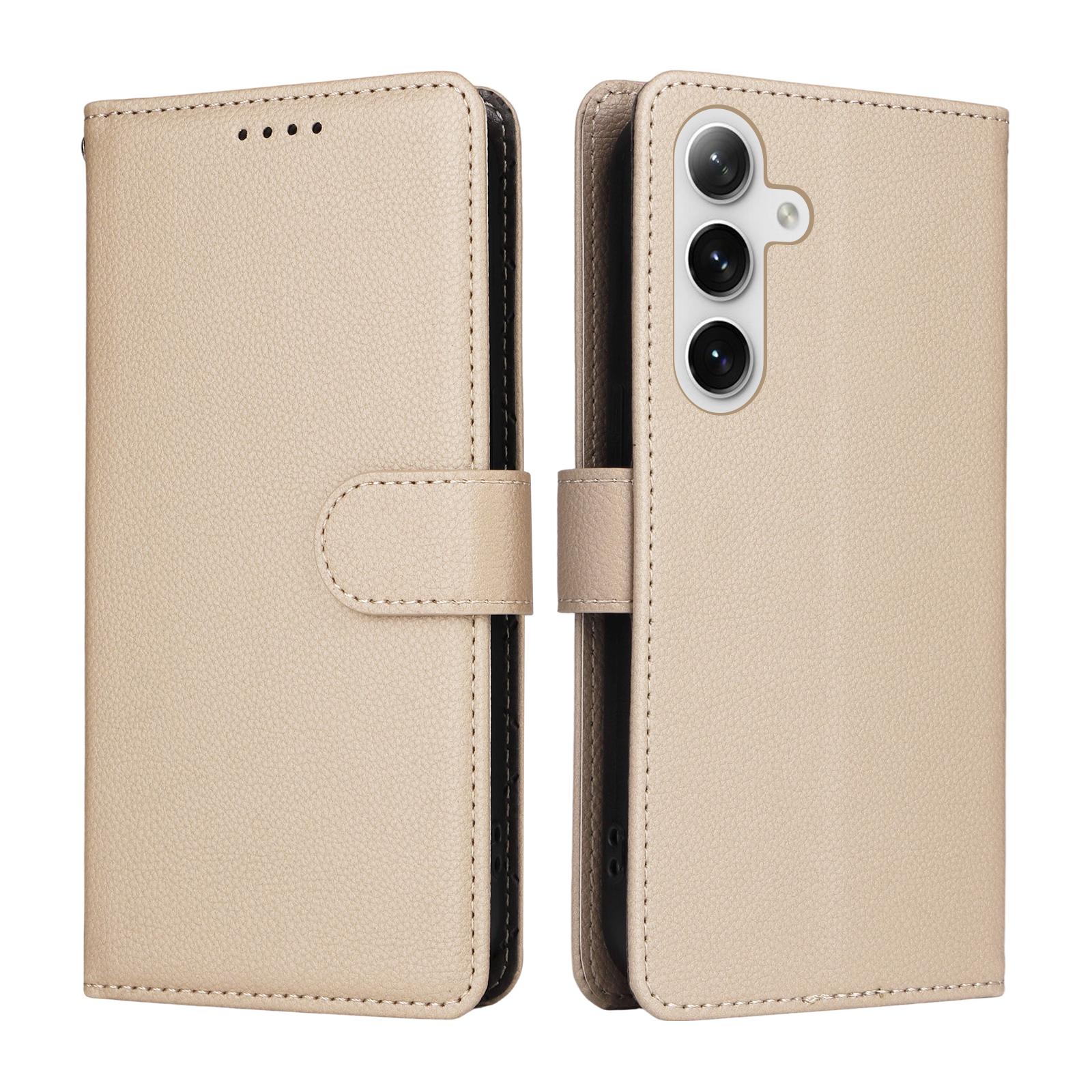 For Samsung Galaxy S24+/Galaxy S25+ Case RFID Blocking 3 Card Slots PU Leather Phone Cover with Wrist Strap Creamy White
For Samsung Galaxy S24+/Galaxy S25+ Case RFID Blocking 3 Card Slots PU Leather Phone Cover with Wrist Strap Creamy White
