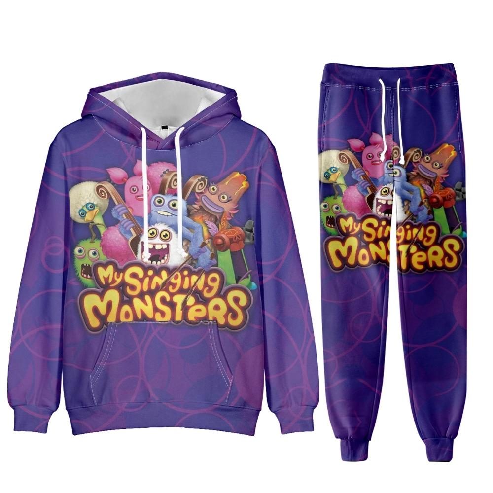 Осенний комплект из 2 предметов с принтом «Мои поющие монстры», спортивный костюм для мужчин и женщин, спортивная одежда, толстовки, пуловеры, кофты, мешковатые брюки, брюки для бега, теплая одежда
Осенний комплект из 2 предметов с принтом «Мои поющие монстры», спортивный костюм для мужчин и женщин, спортивная одежда, толстовки, пуловеры, кофты, мешковатые брюки, брюки для бега, теплая одежда