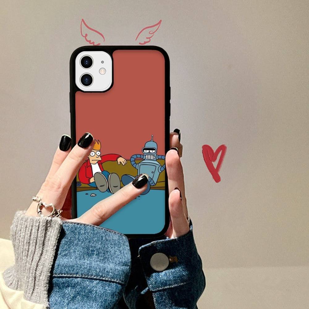 Futurama Funny Animated For IPhone 17 16 15 14 13 12 11 Mini Pro Max Plus PC+TPU Back Phone Cover iPhone 14
Futurama Funny Animated For IPhone 17 16 15 14 13 12 11 Mini Pro Max Plus PC+TPU Back Phone Cover iPhone 14