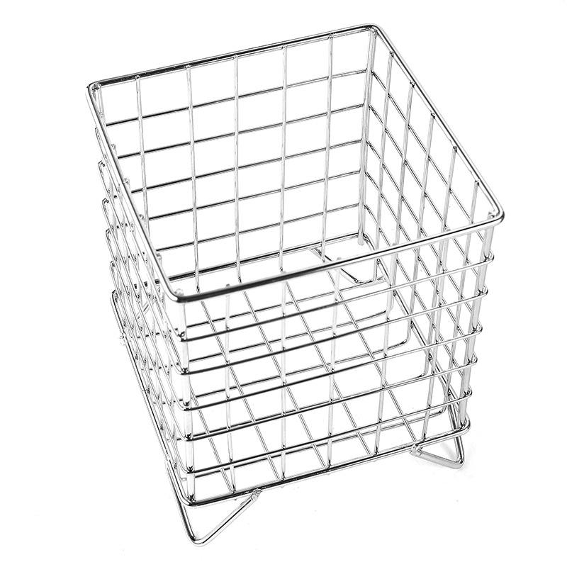 Multifunctional Metal Storage Basket Hollowed-out Storage Basket Desktop Makeup Organizer Household Sundry Items Organization
Multifunctional Metal Storage Basket Hollowed-out Storage Basket Desktop Makeup Organizer Household Sundry Items Organization