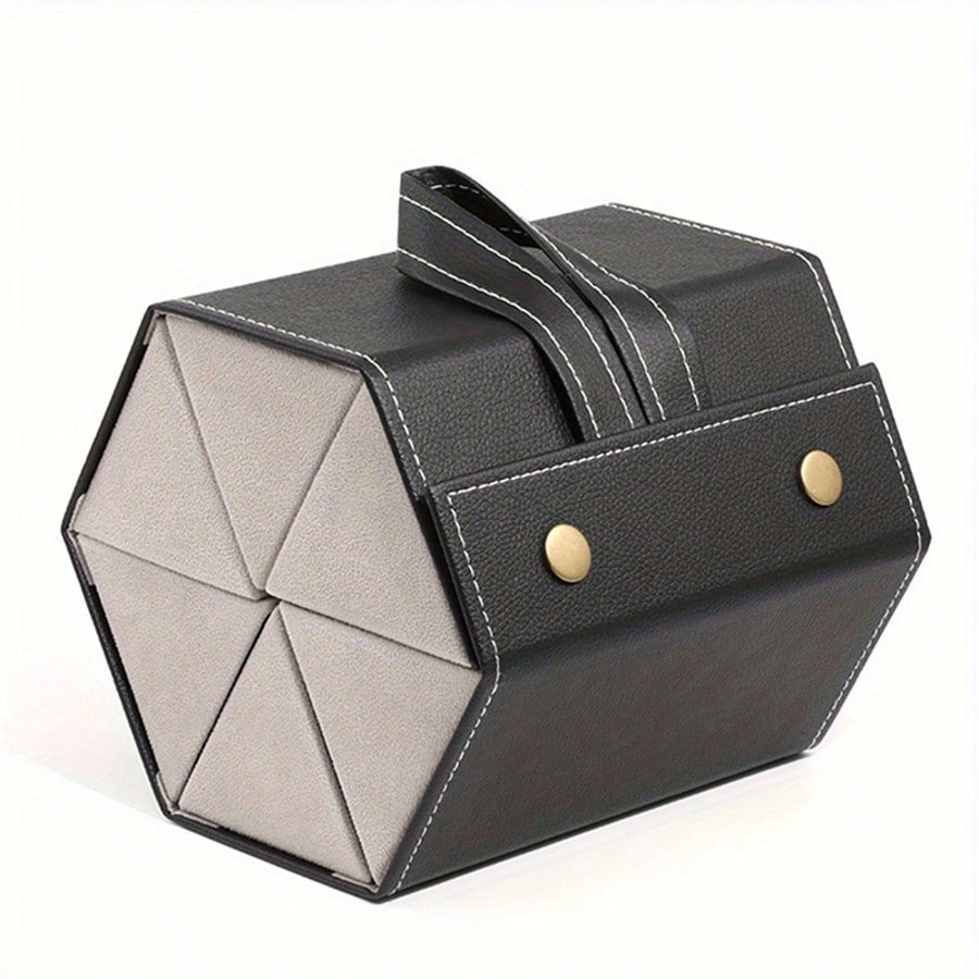 Складной чехол для хранения очков на 6 отделений - Органайзер для очков из искусственной кожи в винтажном стиле с 3/5 отделениями - Портативная коробка-держатель со складной конструкцией 4th Floor чёрный
Складной чехол для хранения очков на 6 отделений - Органайзер для очков из искусственной кожи в винтажном стиле с 3/5 отделениями - Портативная коробка-держатель со складной конструкцией 4th Floor чёрный