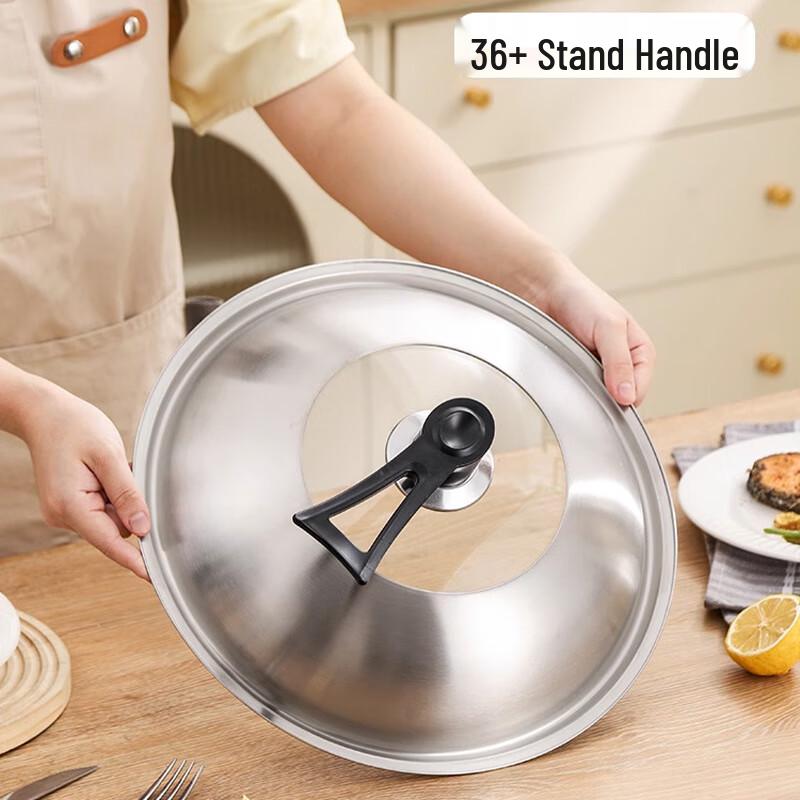 WuTuo 304 Stainless Steel Wok Lid
WuTuo 304 Stainless Steel Wok Lid