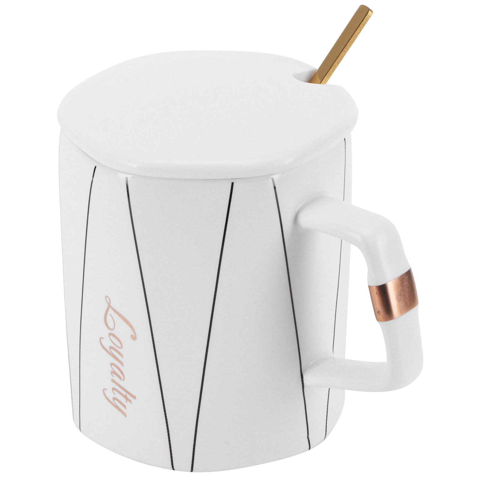 Originality Mug Octagonal Office Coffee Cup Ceramic Mug with Spoon Lid Couple Gift for Friends Type 1
Originality Mug Octagonal Office Coffee Cup Ceramic Mug with Spoon Lid Couple Gift for Friends Type 1