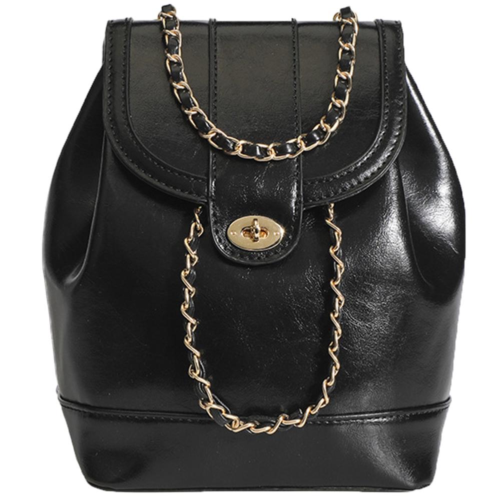Women Shoulder Bag Drawstring PU Leather Backpacks Large Capacity Chain Adjustable Shoulder Straps Solid Color Travel Bag
Women Shoulder Bag Drawstring PU Leather Backpacks Large Capacity Chain Adjustable Shoulder Straps Solid Color Travel Bag