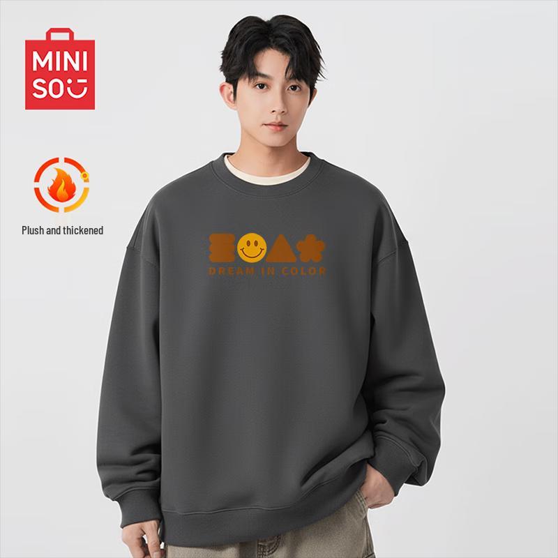MINISO Men s American Heavyweight Fleece Sweatshirt 3XL
MINISO Men s American Heavyweight Fleece Sweatshirt 3XL