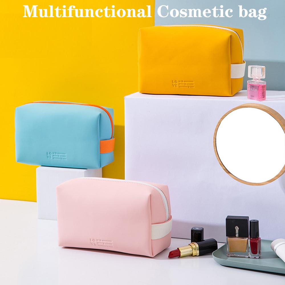 Cute PU Leather Portable Candy Colors Cosmetic Bag Toiletry Organizer Multifunction Makeup Case розовый
Cute PU Leather Portable Candy Colors Cosmetic Bag Toiletry Organizer Multifunction Makeup Case розовый