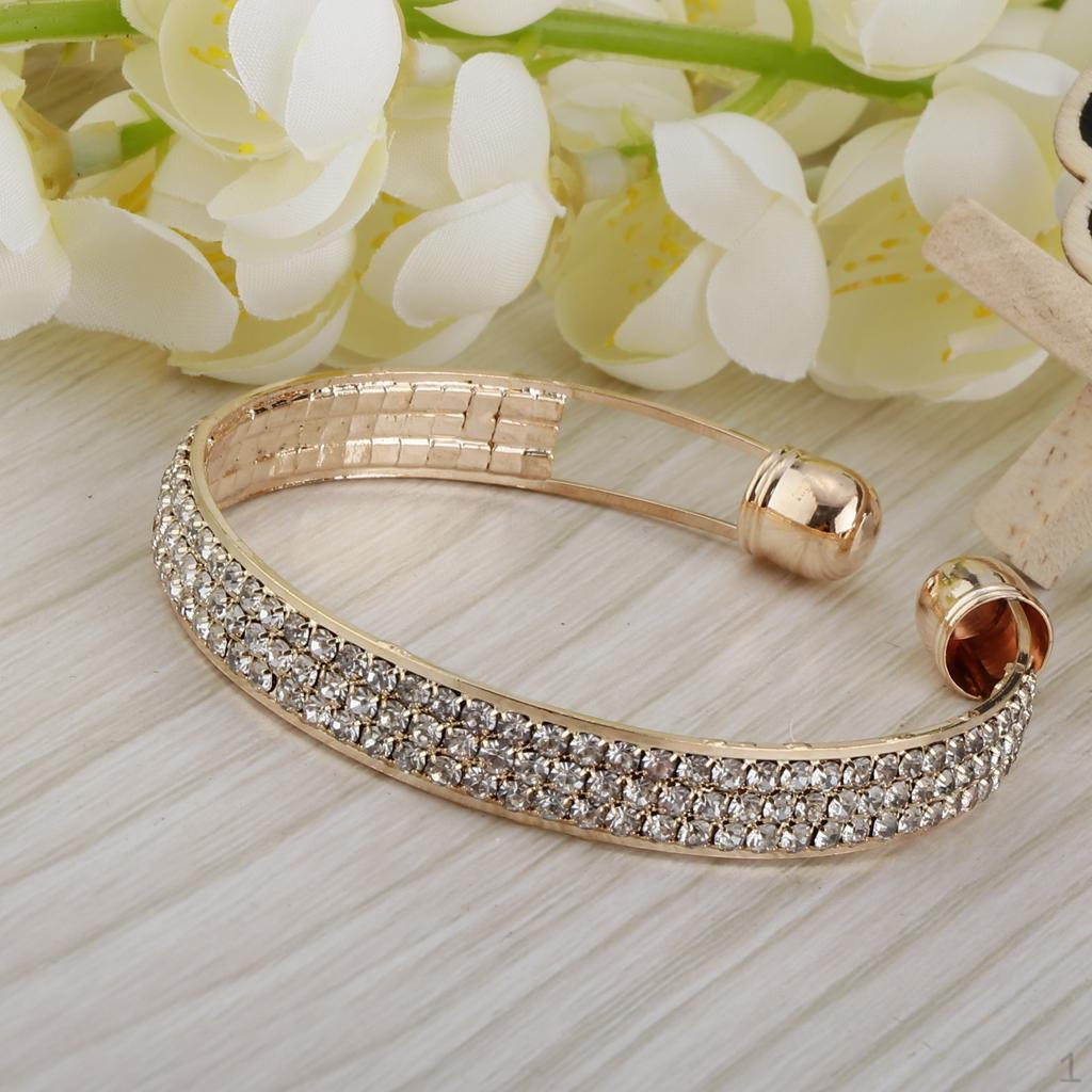 Adjustable Gold/Silver Plated Cuff Bangle Bracelet Zirconia Crystal Jewelry for Women Golden
Adjustable Gold/Silver Plated Cuff Bangle Bracelet Zirconia Crystal Jewelry for Women Golden