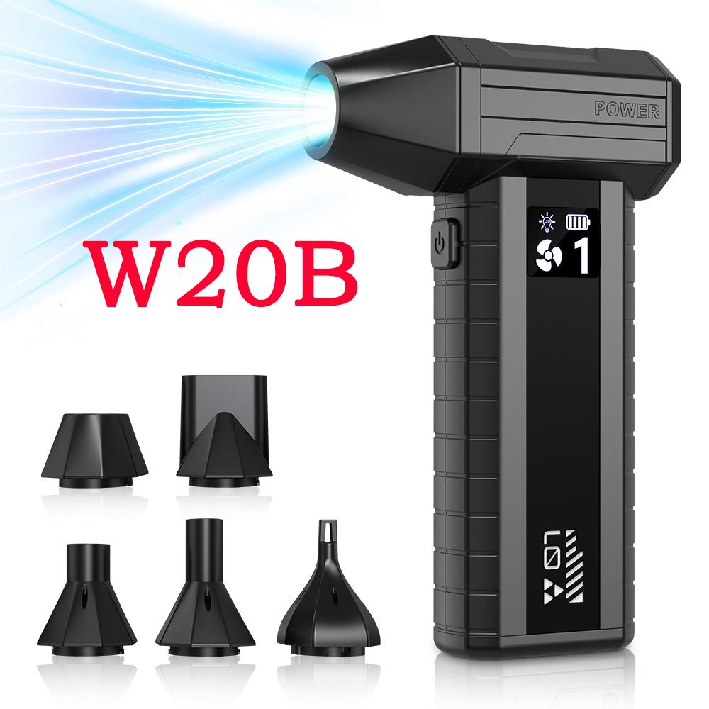 130000RPM Violent Turbofan LED Light High-Speed Brushless Motor Fan Infinite Speed Regulation Portable Violent Fan Cleaning Tool
130000RPM Violent Turbofan LED Light High-Speed Brushless Motor Fan Infinite Speed Regulation Portable Violent Fan Cleaning Tool