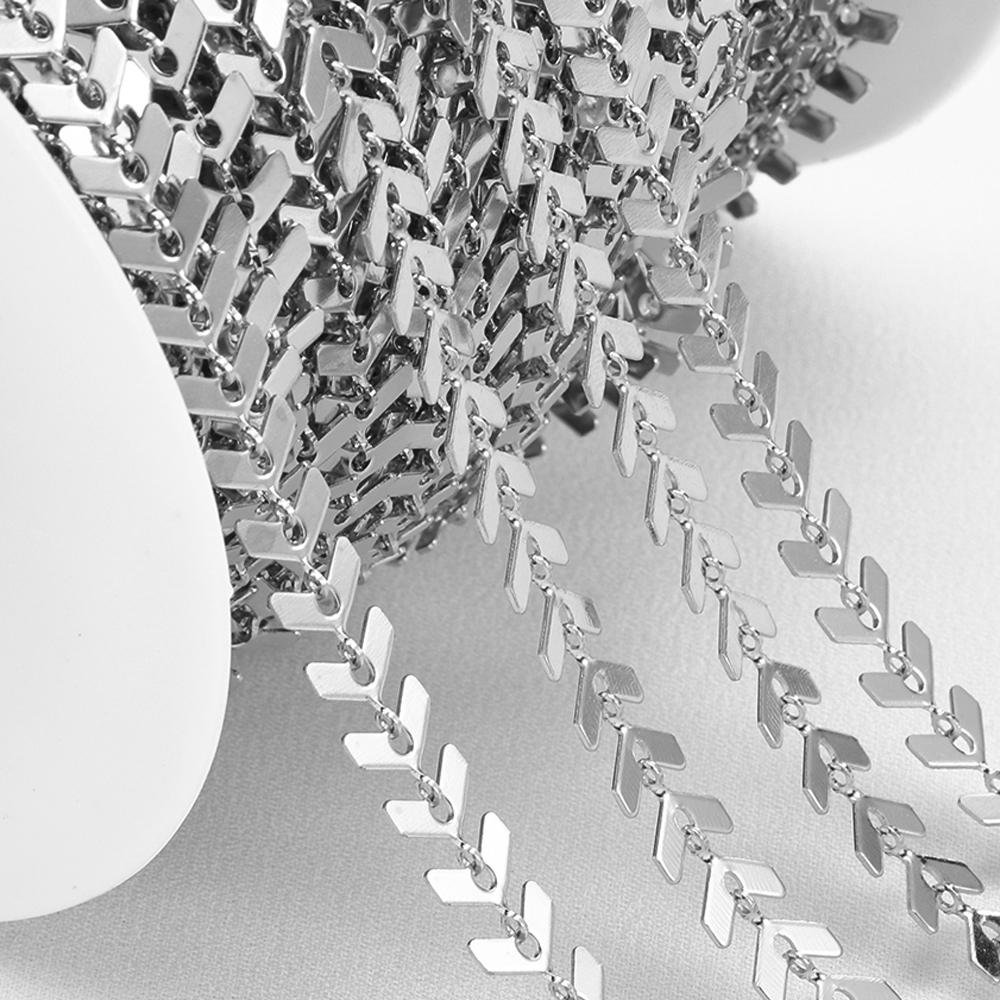 2meters/1meter Stainless Steel Chains No Fade Gold Color Aircraft Leaves Chain for Jewelry Making DIY Necklace Bracelet Supplies 1Meter
2meters/1meter Stainless Steel Chains No Fade Gold Color Aircraft Leaves Chain for Jewelry Making DIY Necklace Bracelet Supplies 1Meter