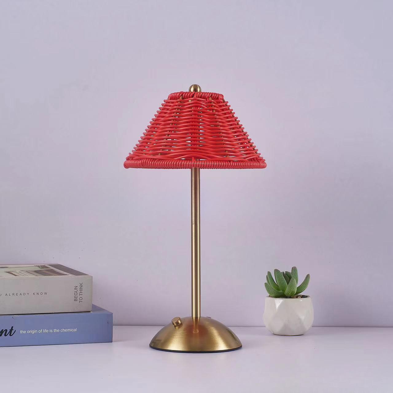 LED Rattan Rechargeable Desk Lamp Retro Atmosphere Lighting Southeast Asian Style Home Decor Living Room Bedroom Desktop Lamp USB Rechargeable&M червоний
LED Rattan Rechargeable Desk Lamp Retro Atmosphere Lighting Southeast Asian Style Home Decor Living Room Bedroom Desktop Lamp USB Rechargeable&M червоний