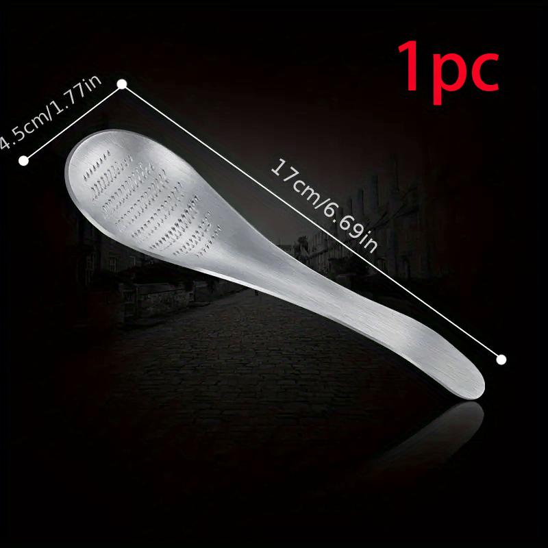 1Stainless steel ginger grinding spoon - Manual garlic masher With sharp serrated edges Durable kitchen tools Used for mashing silver Nordic
1Stainless steel ginger grinding spoon - Manual garlic masher With sharp serrated edges Durable kitchen tools Used for mashing silver Nordic