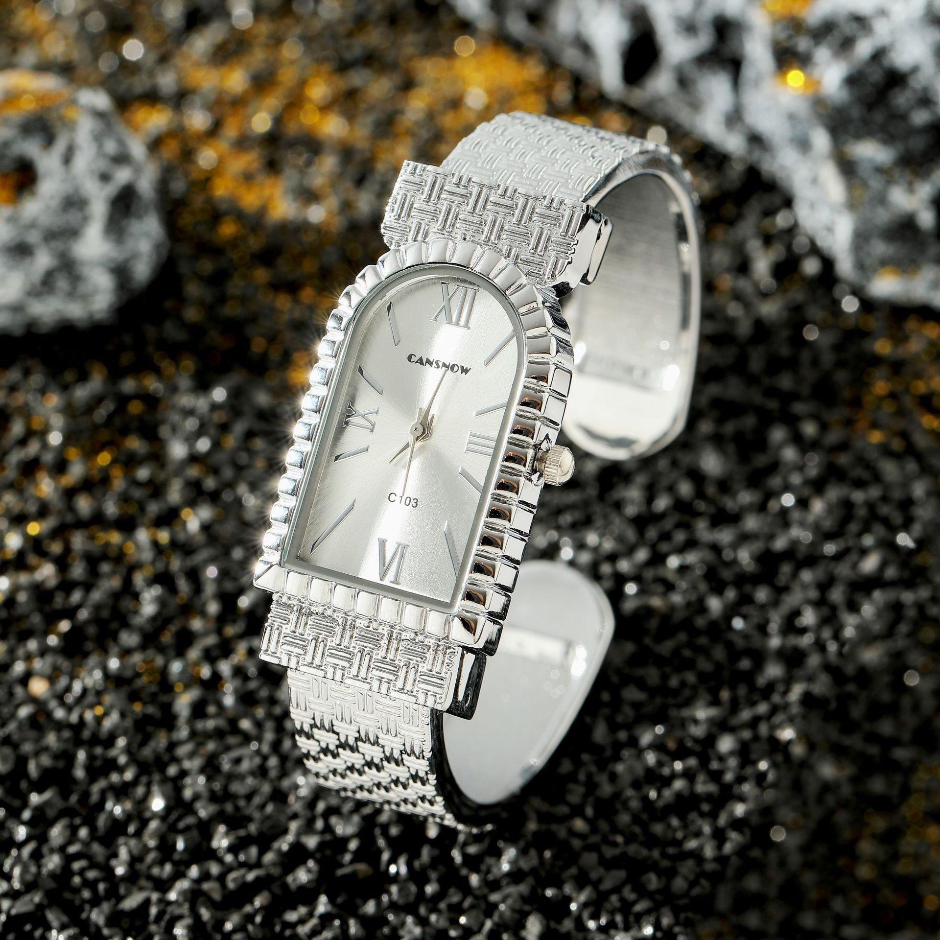 CANSNOW Модные браслеты Наручные часы Женские часы для девушек Наручные кварцевые часы Часы с циферблатом с римскими цифрами серебряный
CANSNOW Модные браслеты Наручные часы Женские часы для девушек Наручные кварцевые часы Часы с циферблатом с римскими цифрами серебряный