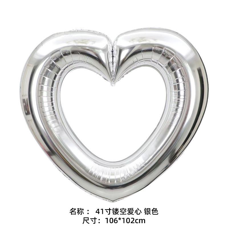 Large Hollow Heart aped Balloons Aluminum Foil Wedding Celebration Vntine s Day Decorations Store Front Scene Arrangements
Large Hollow Heart aped Balloons Aluminum Foil Wedding Celebration Vntine s Day Decorations Store Front Scene Arrangements