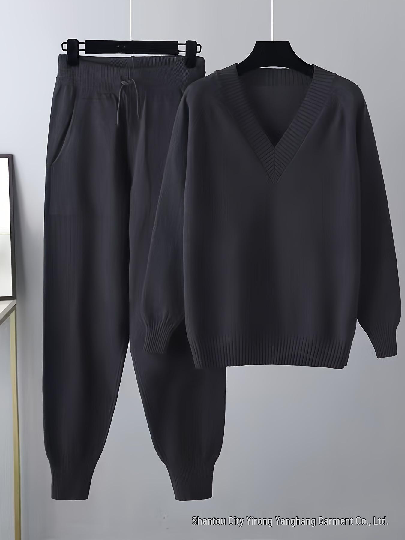 Autumn/Winter Casual Sweater and Harem Pants Two-Piece Set Small
Autumn/Winter Casual Sweater and Harem Pants Two-Piece Set Small