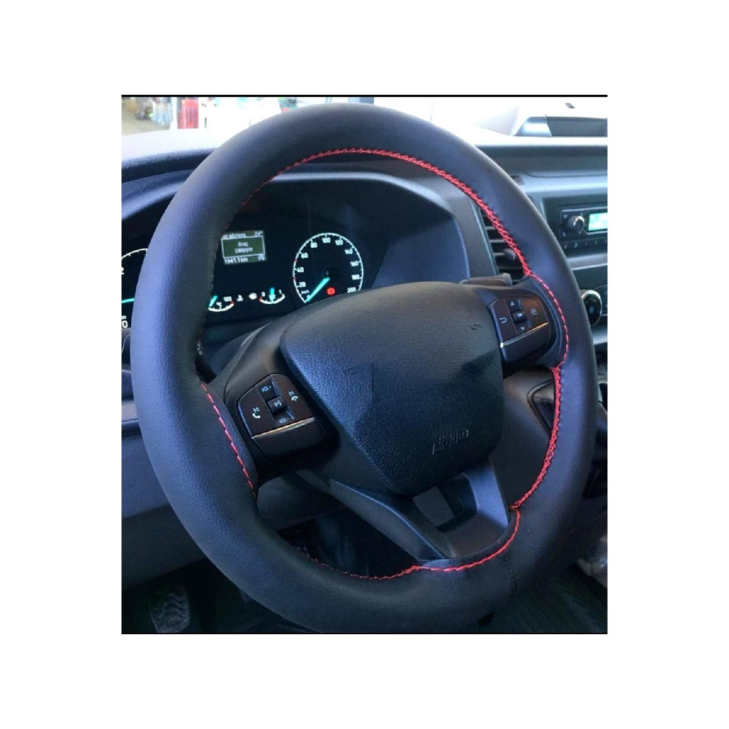 Ford Transit 2008 Compatible Leather Steering Wheel Cover With Soft Red String (3811cm)
Ford Transit 2008 Compatible Leather Steering Wheel Cover With Soft Red String (3811cm)