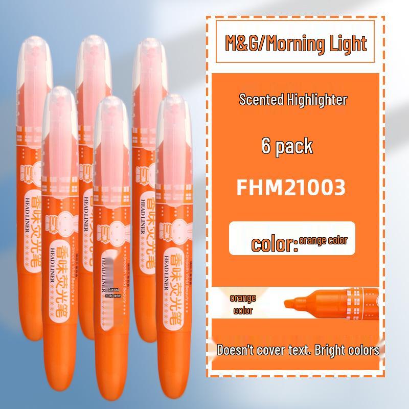 Morning Light Large Capacity Fluorescent Highlighter Pen - Specially Designed for Primary & Secondary Students, Stylish Scented Design
Morning Light Large Capacity Fluorescent Highlighter Pen - Specially Designed for Primary & Secondary Students, Stylish Scented Design