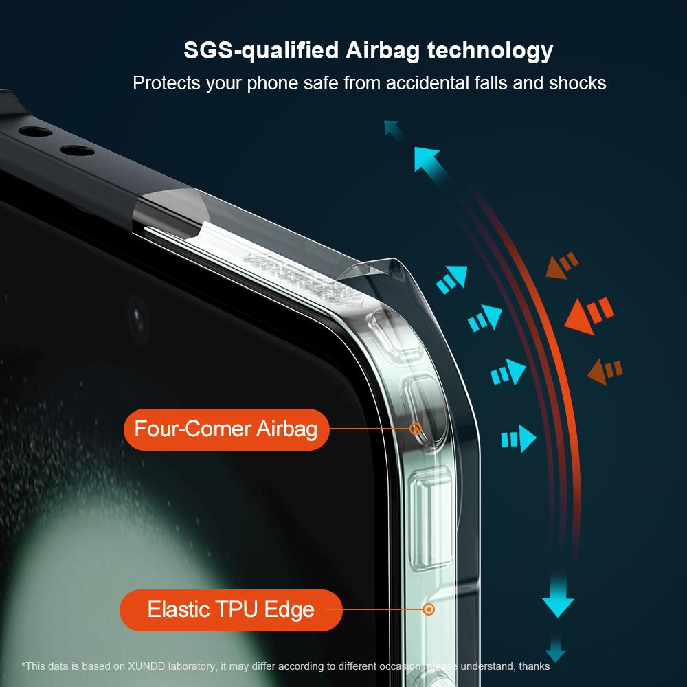 XUNDD For Samsung Galaxy Z Flip6 5G Case TPU+Acrylic Hinge Phone Cover with Rear Small Screen Film A
XUNDD For Samsung Galaxy Z Flip6 5G Case TPU+Acrylic Hinge Phone Cover with Rear Small Screen Film A