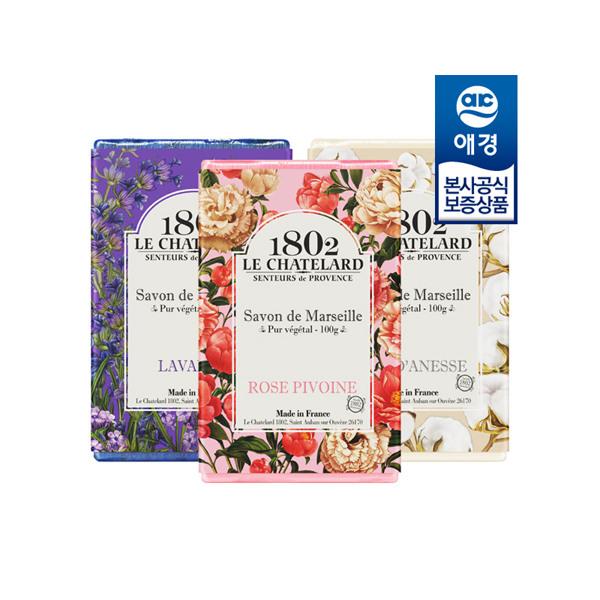 LE CHATELARD Marseille Soap 3-pack x1 Rose Peony 3 pieces
LE CHATELARD Marseille Soap 3-pack x1 Rose Peony 3 pieces
