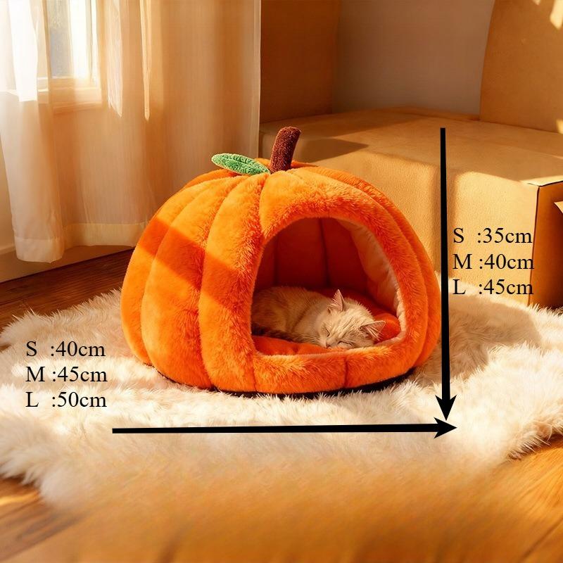 Pumpkin Shaped Cats Bed Autumn and Winter Cat Accessories Semi Enclosed Thermal Insulation Pet Dog Cat s House Pet Supplies Gift 40x40x35cm
Pumpkin Shaped Cats Bed Autumn and Winter Cat Accessories Semi Enclosed Thermal Insulation Pet Dog Cat s House Pet Supplies Gift 40x40x35cm