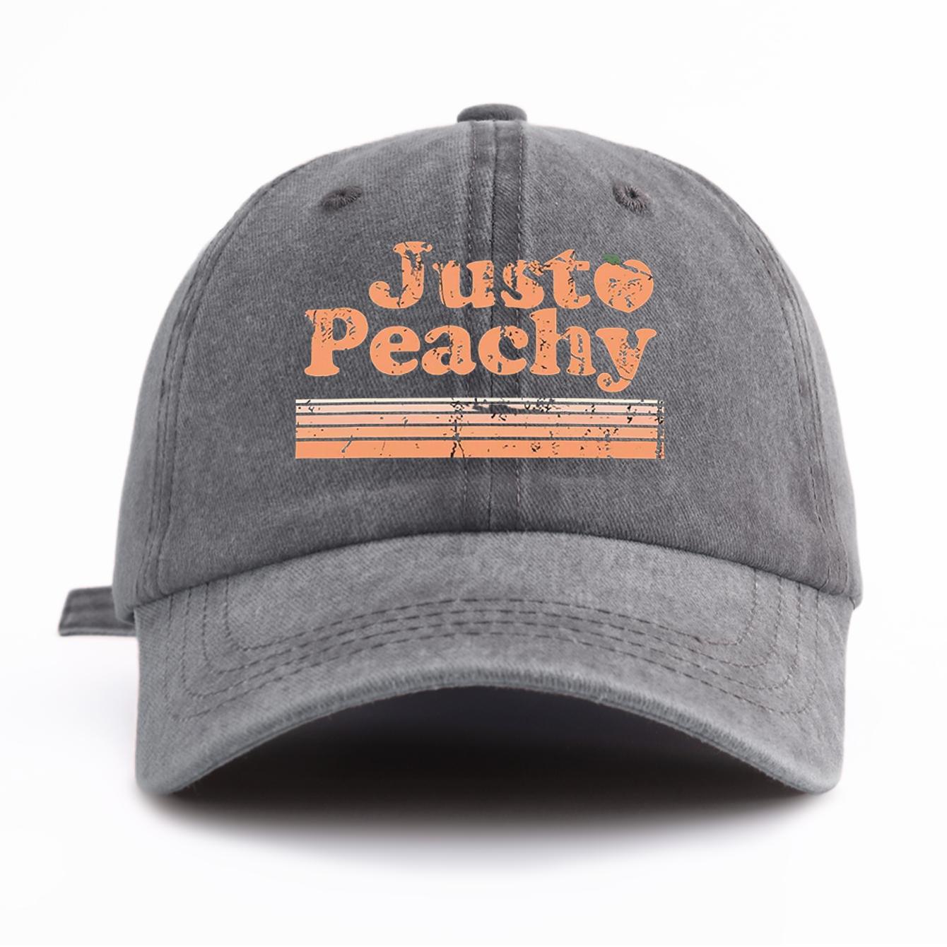 1pc JUST PEACHY Print Washed Baseball Cap for Adults,Minimalist Retro Style Casual Soft Adjustable Dad Hat, Perfect As Gift серый
1pc JUST PEACHY Print Washed Baseball Cap for Adults,Minimalist Retro Style Casual Soft Adjustable Dad Hat, Perfect As Gift серый