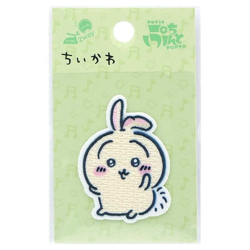 Kokka Chikawa patch Rabbit 1 piece Width 37mm x height 50mm Seal iron dual-use adhesive GW-2002
Kokka Chikawa patch Rabbit 1 piece Width 37mm x height 50mm Seal iron dual-use adhesive GW-2002