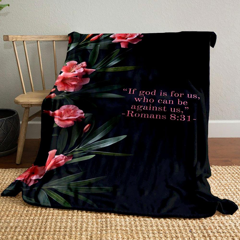 Floral Scripture Blanket Printed Blanket for Living Room Bed Couch lunch break Soft Cozy Blanket for Friend s festival Gift 80cm x 120cm
Floral Scripture Blanket Printed Blanket for Living Room Bed Couch lunch break Soft Cozy Blanket for Friend s festival Gift 80cm x 120cm
