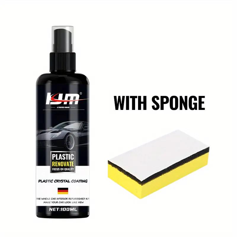 100 мл средство для ремонта пластика автомобиля и глянцевый воск - внутреннее и внешнее прочное водонепроницаемое покрытие, глянцевая черная поверхность
100 мл средство для ремонта пластика автомобиля и глянцевый воск - внутреннее и внешнее прочное водонепроницаемое покрытие, глянцевая черная поверхность