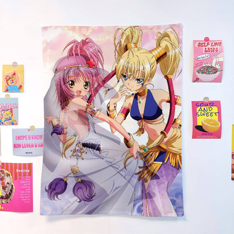 New Anime Girl Print Tapestry Cute Aesthetic Wall Hanging For Bedroom Dorm Room Home Wall Decor 74x94cm(29x37in)
New Anime Girl Print Tapestry Cute Aesthetic Wall Hanging For Bedroom Dorm Room Home Wall Decor 74x94cm(29x37in)