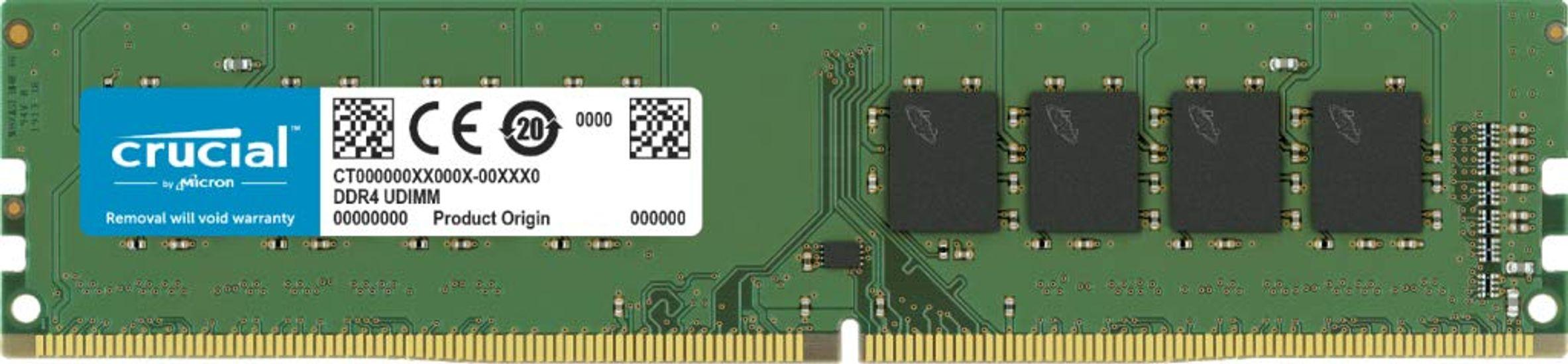 Crucial Desktop Additional Memory 8GB (8GBx1) DDR4 2666MT/s (PC4-21300) CL19 UDIMM 288pin CT8G4DFRA266
Crucial Desktop Additional Memory 8GB (8GBx1) DDR4 2666MT/s (PC4-21300) CL19 UDIMM 288pin CT8G4DFRA266