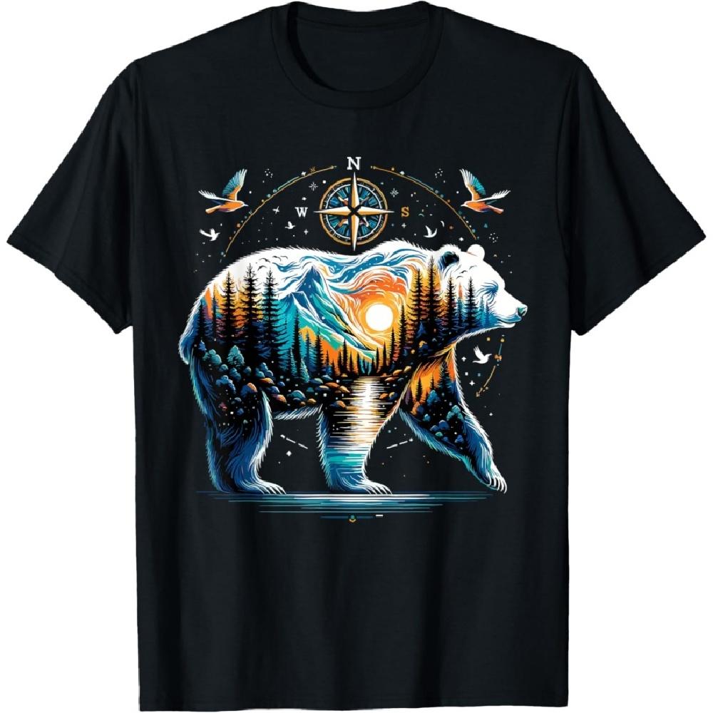 Bear Hiking Grizzly Bear Camping Camper T-Shirt S
Bear Hiking Grizzly Bear Camping Camper T-Shirt S