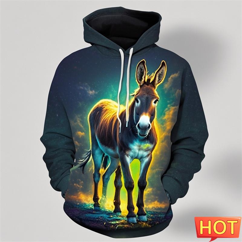 Осенние винтажные толстовки с 3D-принтом животных и осла для мужчин Equus Asinus Graphic Hooded Hoody Kid Funny Streetwear Pullover Hoodie
Осенние винтажные толстовки с 3D-принтом животных и осла для мужчин Equus Asinus Graphic Hooded Hoody Kid Funny Streetwear Pullover Hoodie