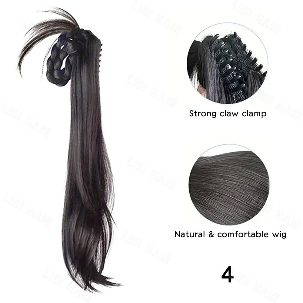 MISSQUEEN синтетический длинный коготь с плетеным хвостом, волнистый парик, аксессуары для женщин, волосы для ежедневного использования 45cm
MISSQUEEN синтетический длинный коготь с плетеным хвостом, волнистый парик, аксессуары для женщин, волосы для ежедневного использования 45cm